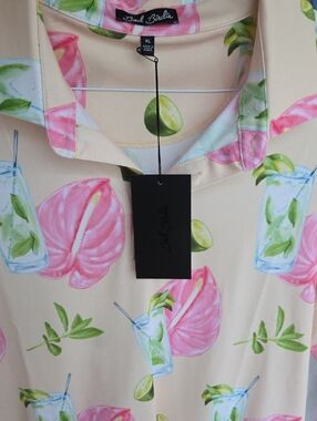 Bad Birdie "Mojito" Polo Golf Shirt.  Men's XL